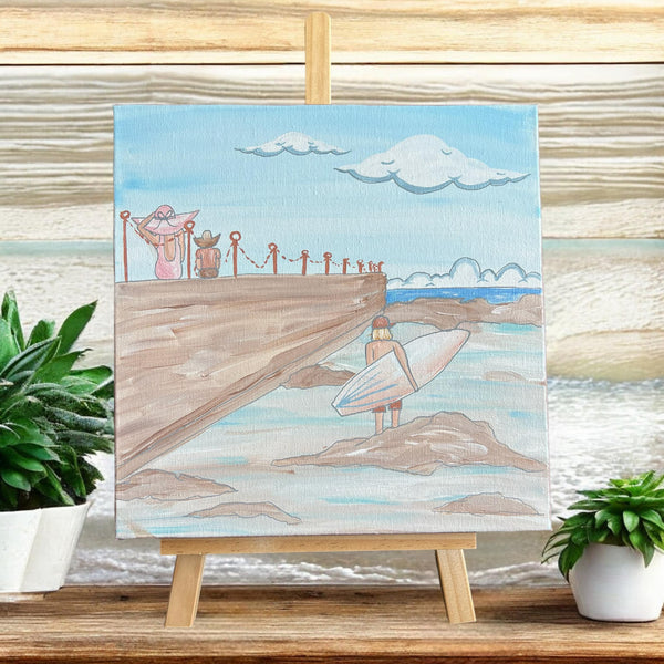 Newcastle Art And Surf Art For Bold Coastal Wall Art - Vicki Maree Creative