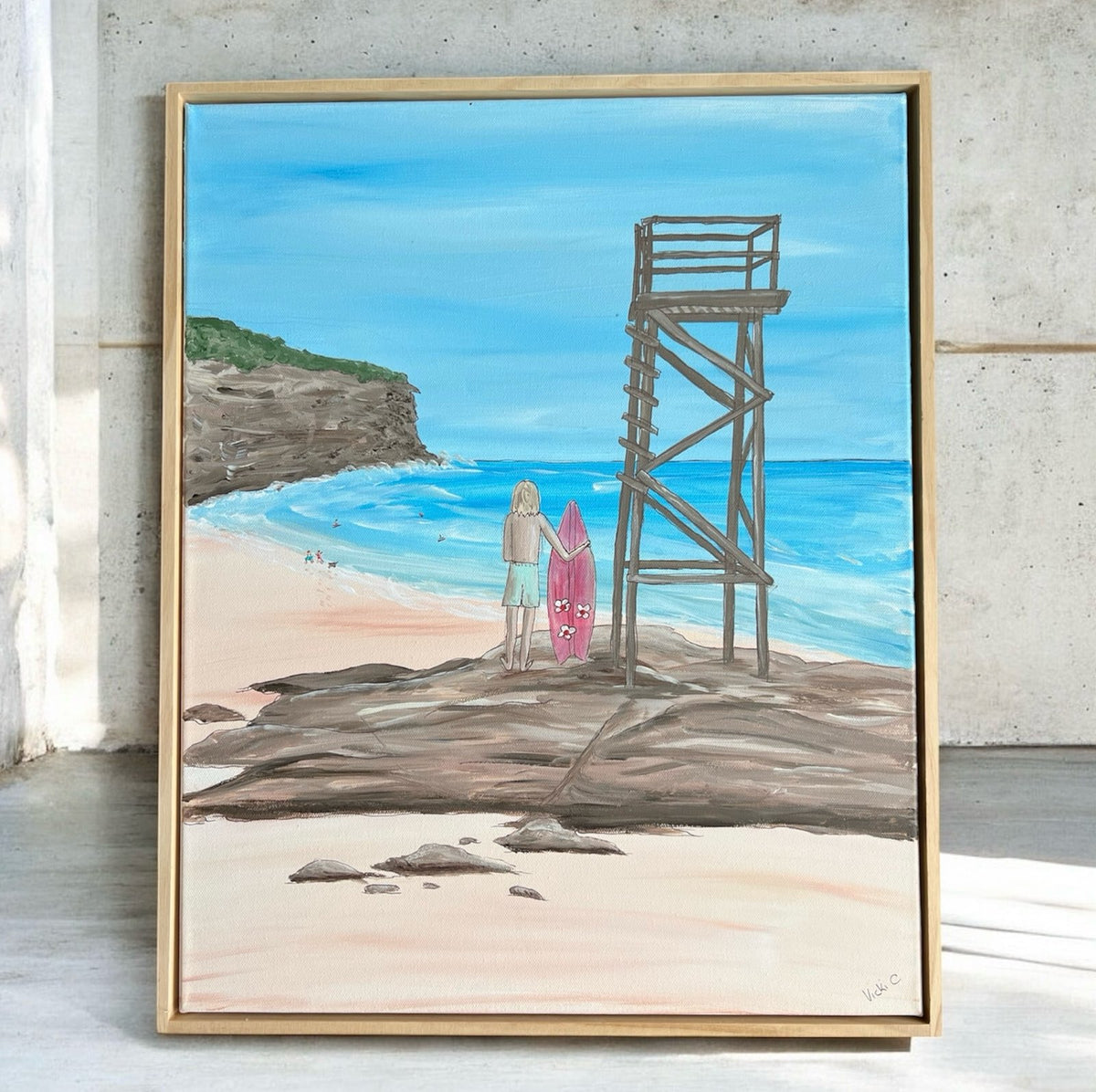 Redhead Surf Watcher