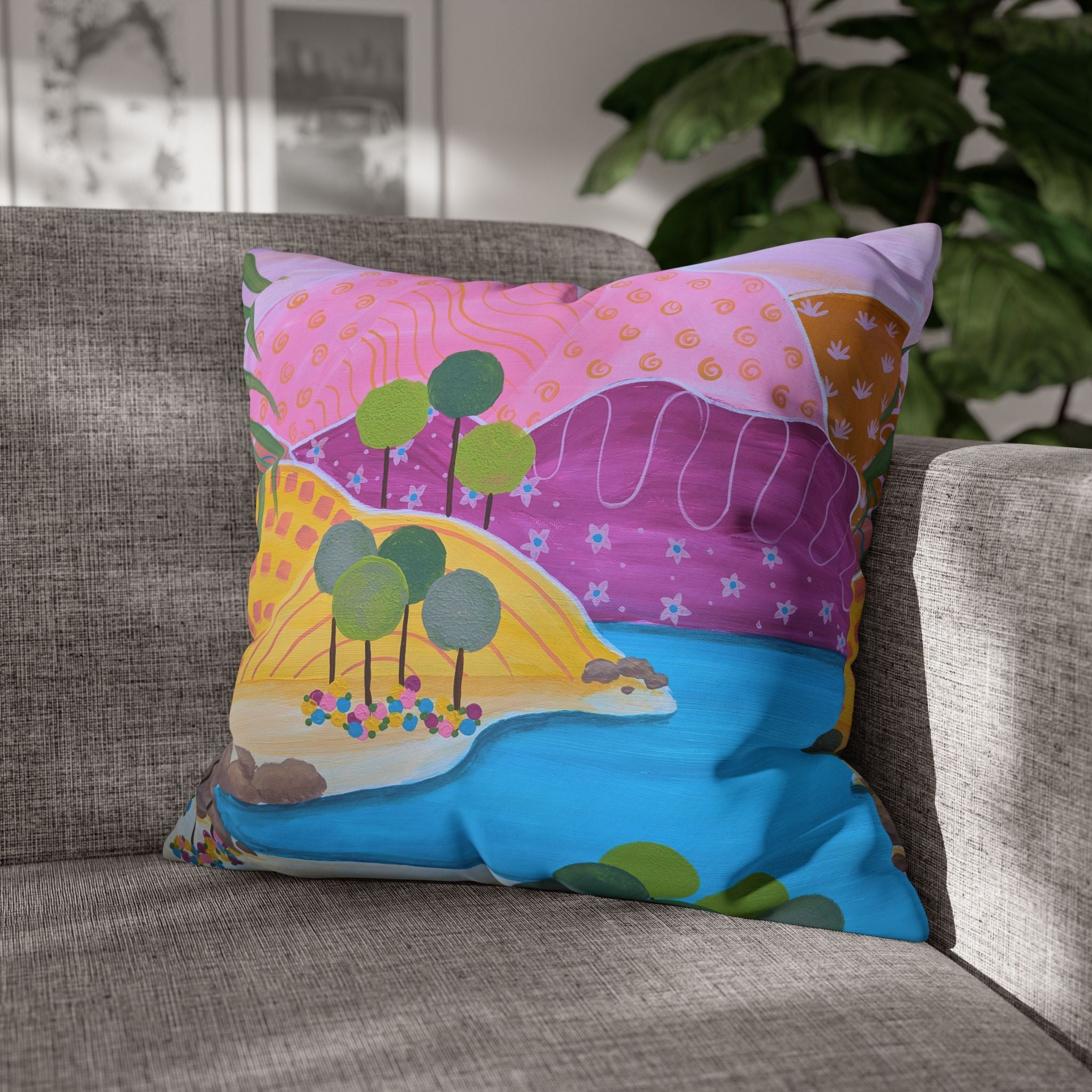 Pastel Dreamland Cushion Cover - Vicki Maree Creative