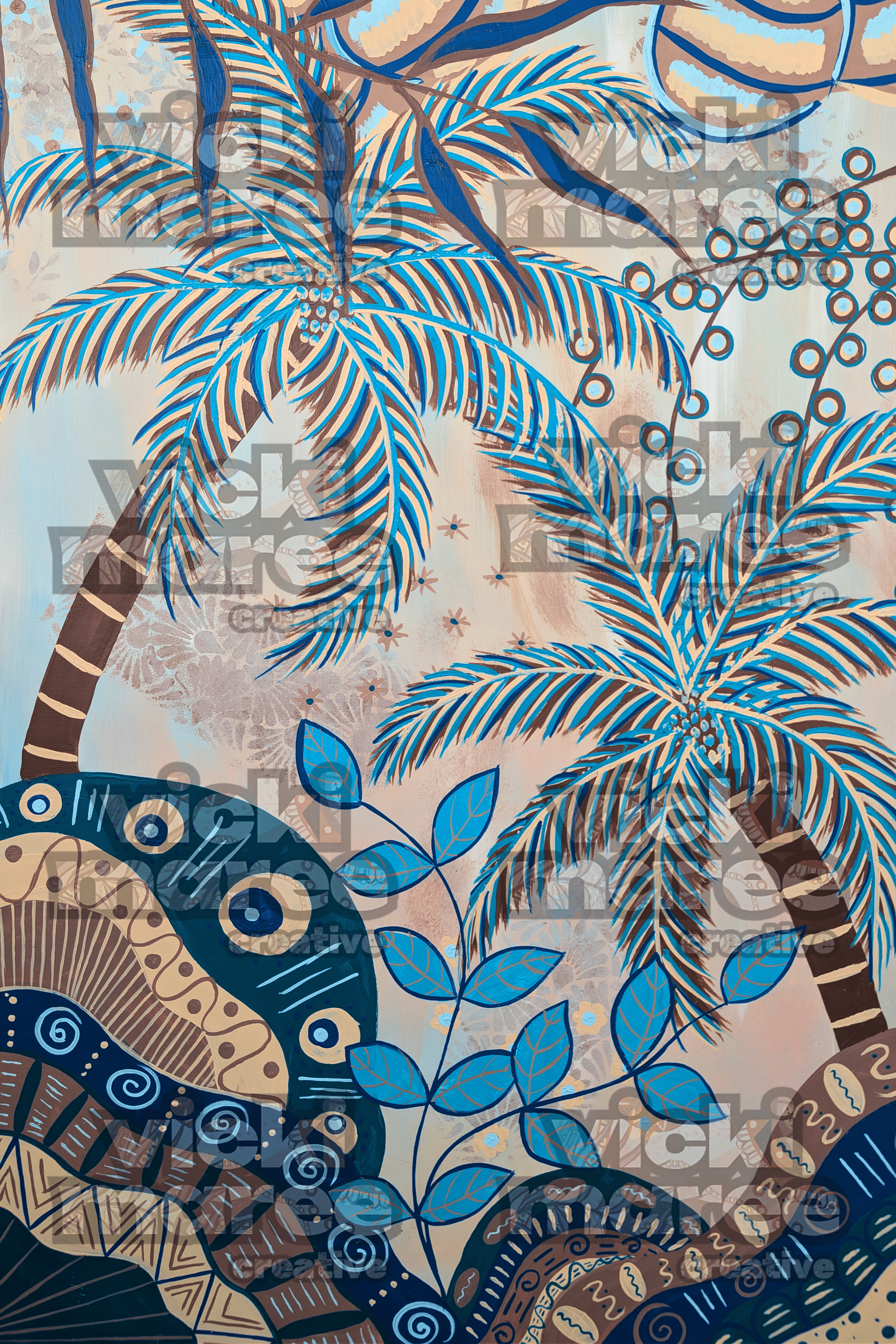 Tropical Grandeur Digital Print License - Vicki Maree Creative